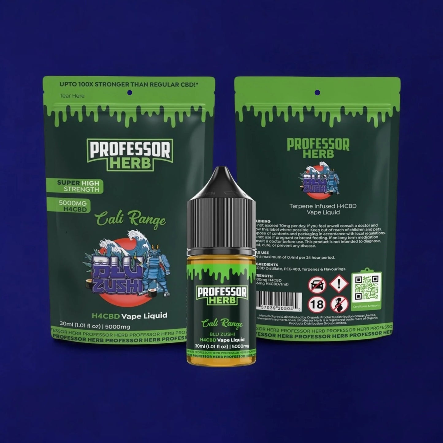 Professor Herb H4CBD Vape Liquid 5000mg – Ultra-Potent Cannabinoid Experience