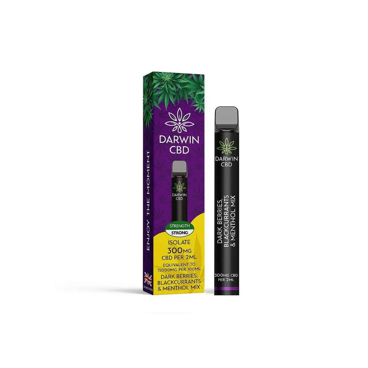 300mg Darwin CBD Prefilled Pod Vape Kit - 600 Puffs | Premium UK Made CBD Vape - Inspired Life UK