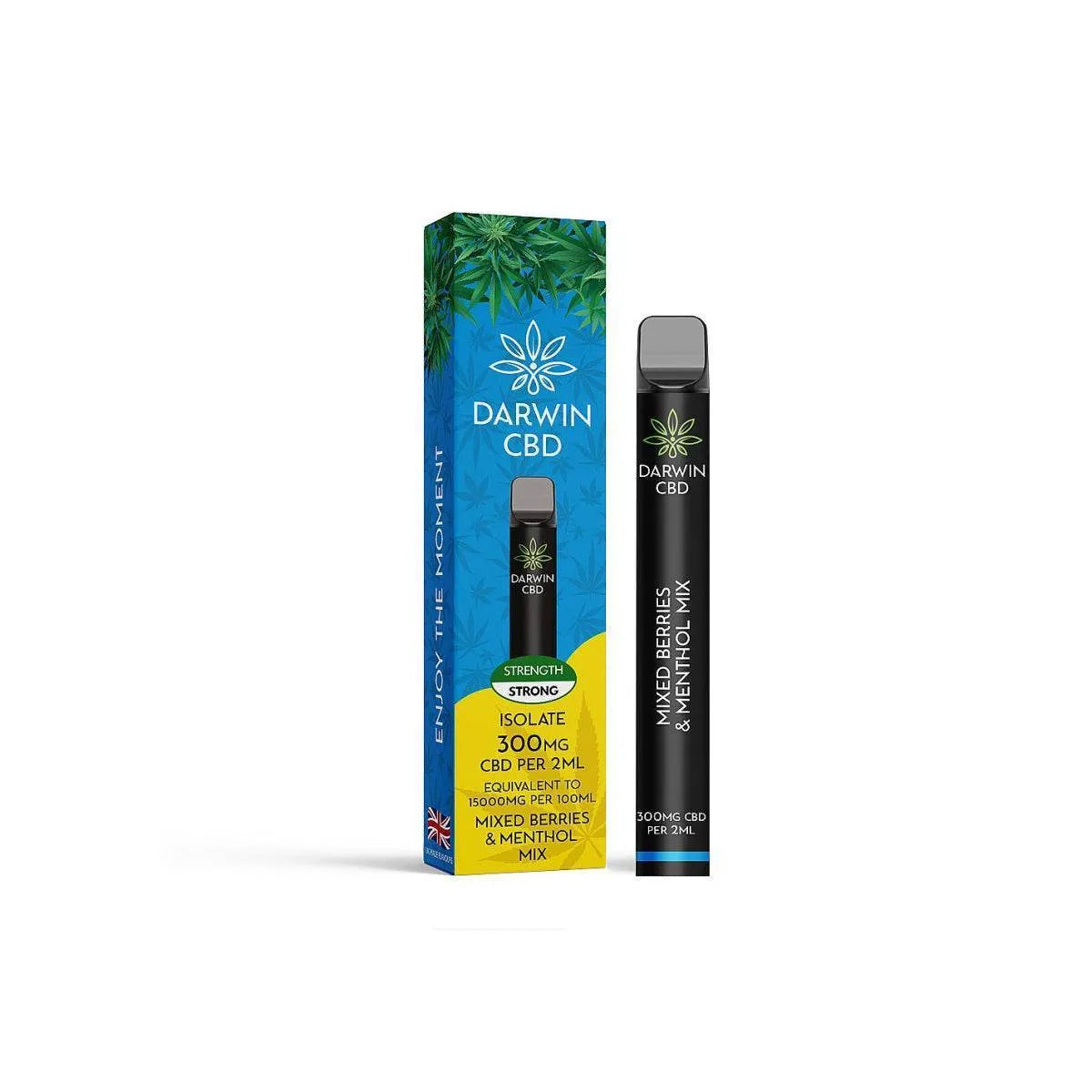 300mg Darwin CBD Prefilled Pod Vape Kit - 600 Puffs | Premium UK Made CBD Vape - Inspired Life UK