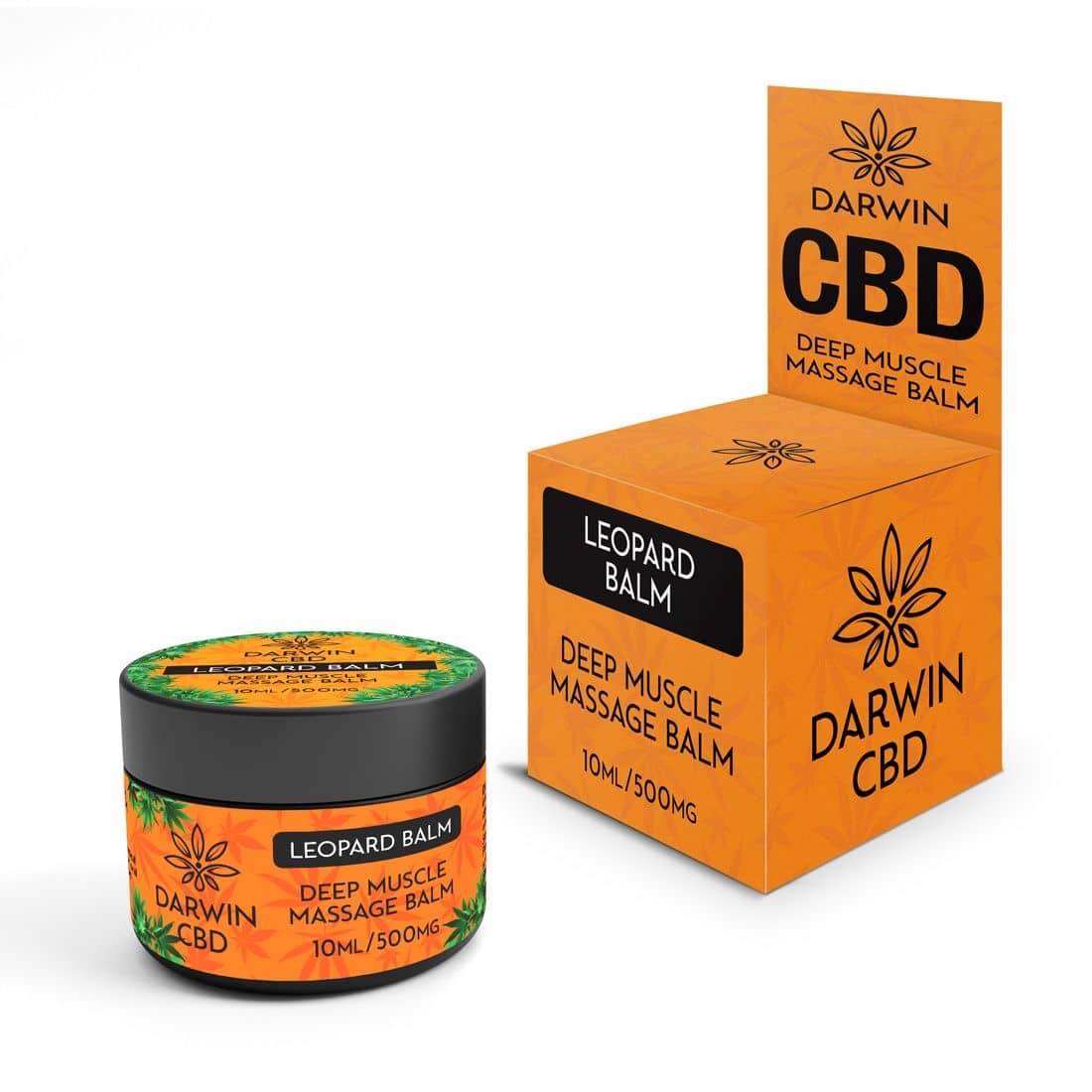Darwin CBD 500mg Leopard Balm - 10ml | Portable Deep Muscle Relief