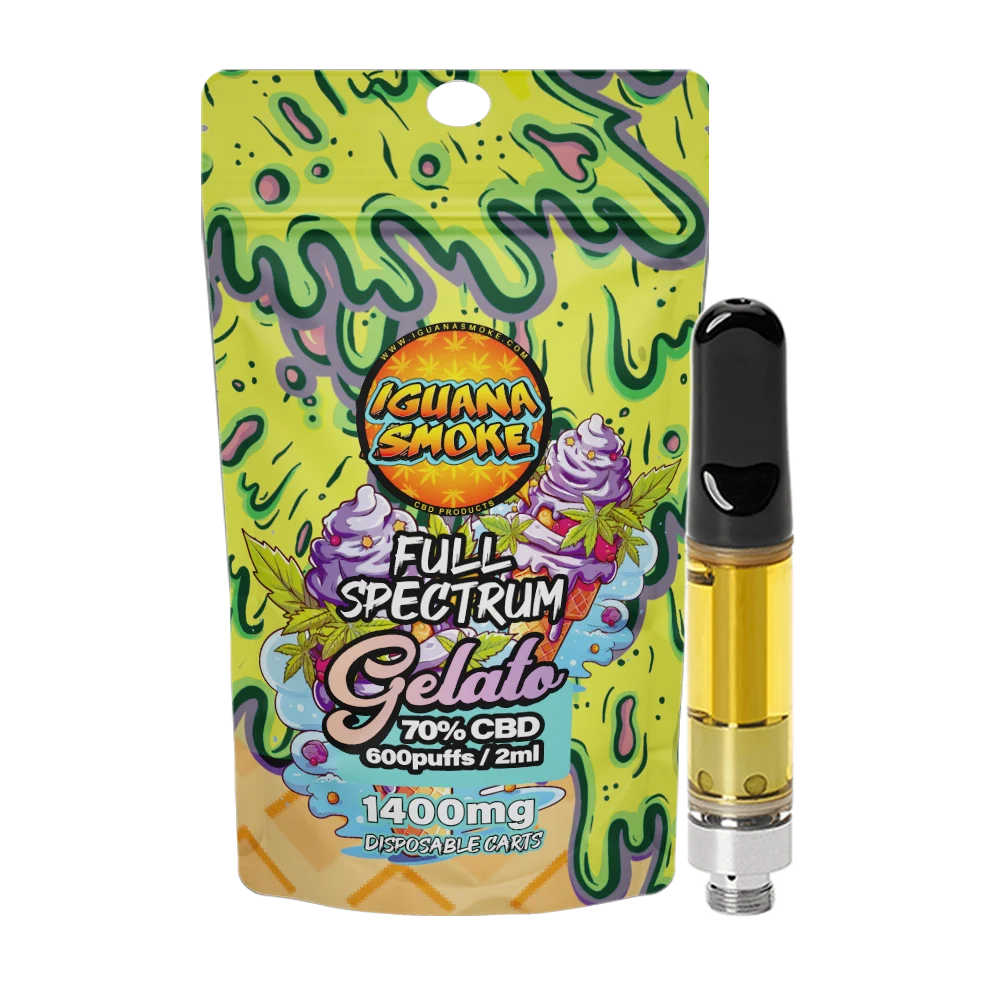 CBD Vape Cartridge - Full Spectrum - Gelato 1ml/2ml - 700mg/1400mg