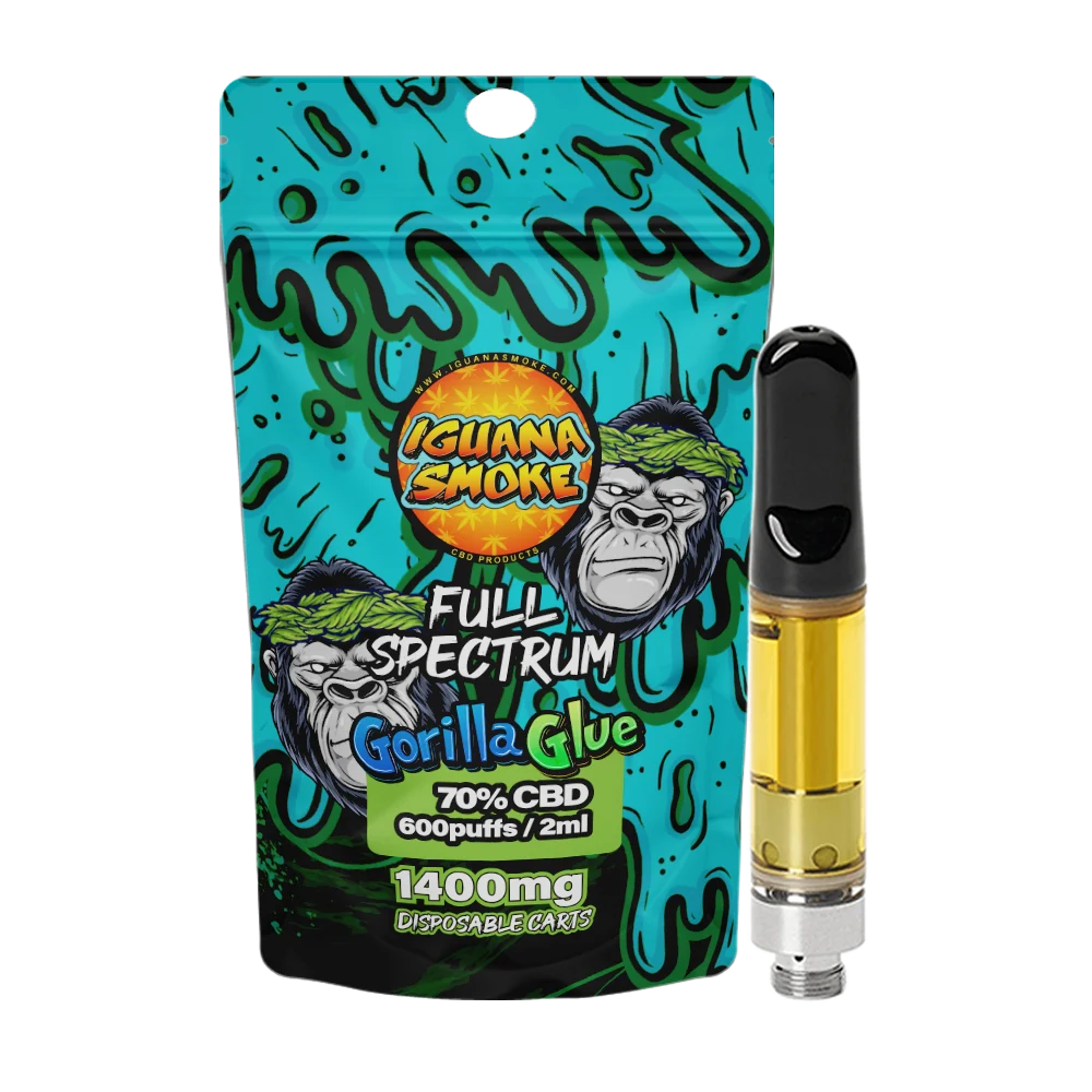 CBD Vape Cartridge - Full Spectrum - Gorilla Glue - 1ml/2ml - 700mg/1400mg