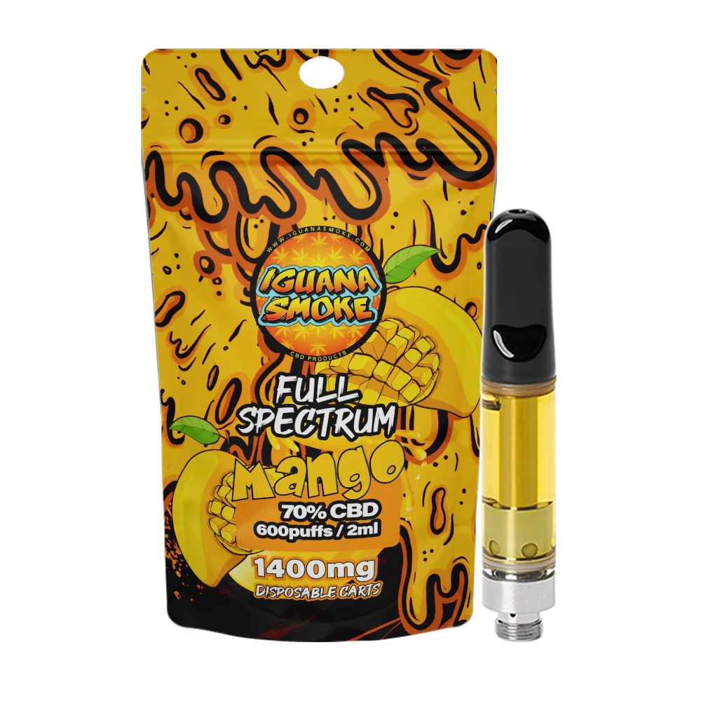 CBD Vape Cartridge - Full Spectrum - Mango - 1ml/2ml - 700mg/1400mg