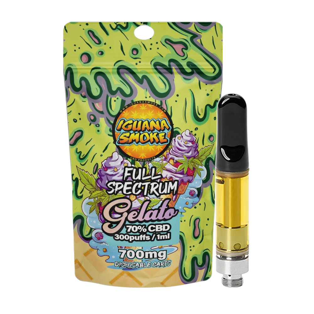 CBD Vape Cartridge - Full Spectrum - Gelato 1ml/2ml - 700mg/1400mg