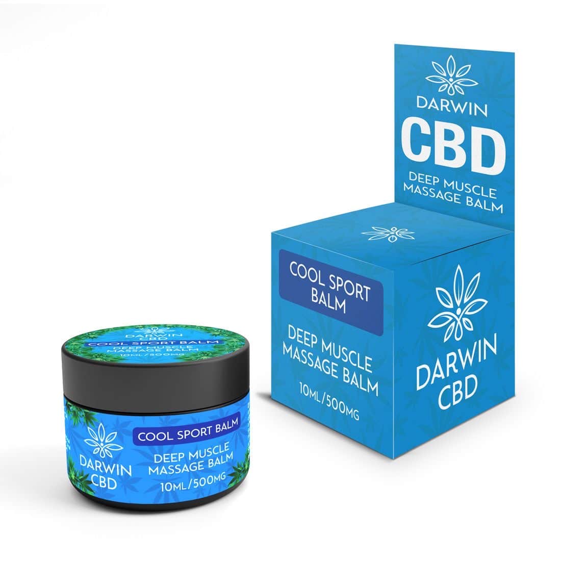 Darwin CBD 500mg Cool Sport Balm 10ml professional athletic recovery cooling formula