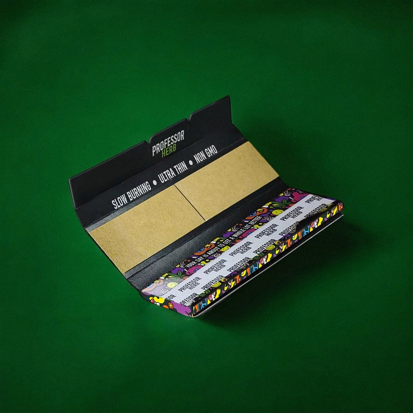 🌿 Professor Herb King Size Rolling Papers &amp; Tips - Organic Hemp Paper