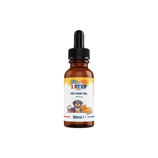 1 Step CBD 30000mg Natural Pet Hemp Oil 30ml