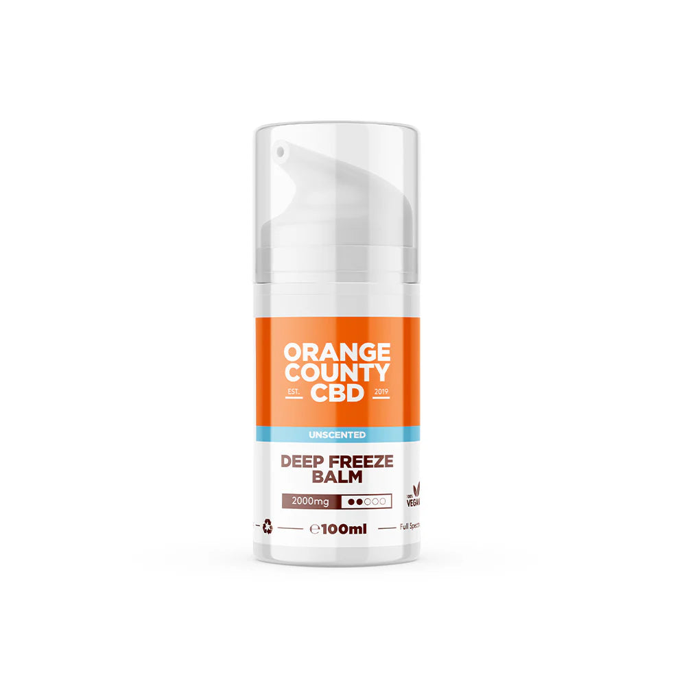 Orange County CBD Deep Freeze Balm 2000mg - 100ml Cooling Muscle Relief
