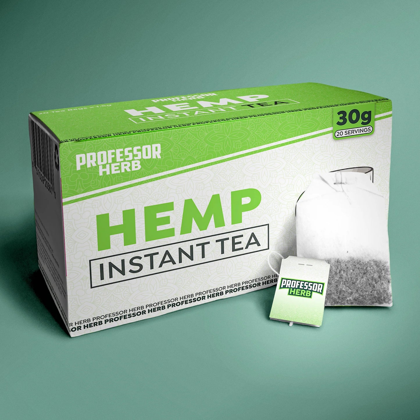 Professor Herb Instant Hemp Tea - Fast-Acting CBD Tea | Premium Hemp Extract | THC-Free