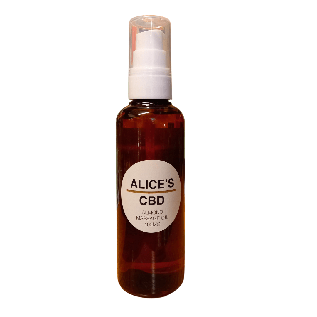 Alice's CBD Massage Oil - 100mg - Inspired Life UK