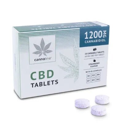 Cannaline CBD Tablets with Complex Vitamins - Inspired Life UK