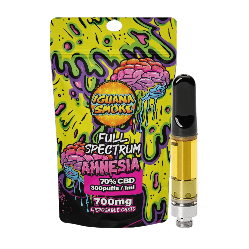 CBD Vape Cartridge - Full Spectrum - Amnesia - 1ml/2ml - 700mg/1400mg - Inspired Life UK
