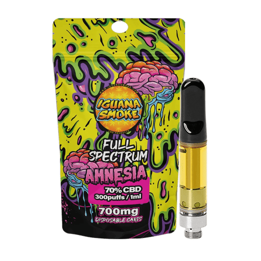 CBD Vape Cartridge - Full Spectrum - Amnesia - 1ml/2ml - 700mg/1400mg - Inspired Life UK