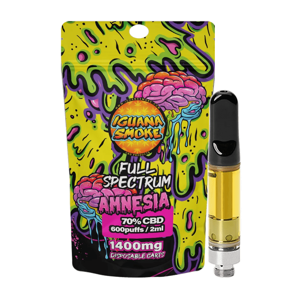 CBD Vape Cartridge - Full Spectrum - Amnesia - 1ml/2ml - 700mg/1400mg - Inspired Life UK