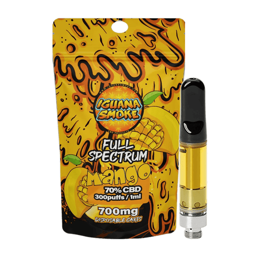 CBD Vape Cartridge - Full Spectrum - Mango - 1ml/2ml - 700mg/1400mg - Inspired Life UK