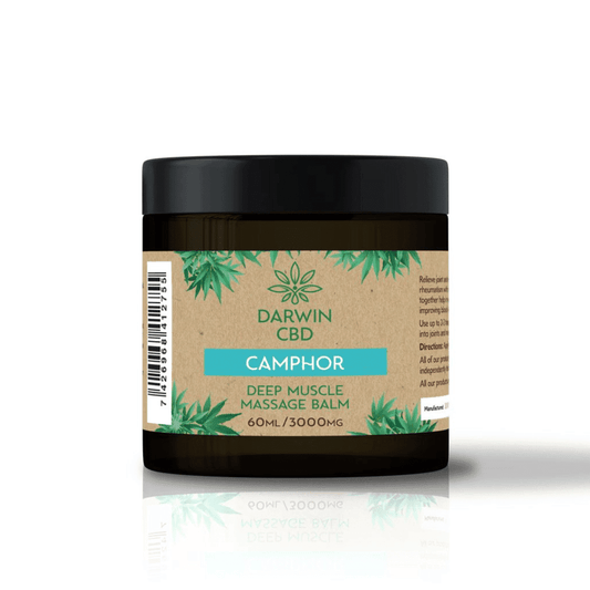 Darwin CBD 3000mg Camphor Massage Balm 60ml Intensive Cooling Pain Relief