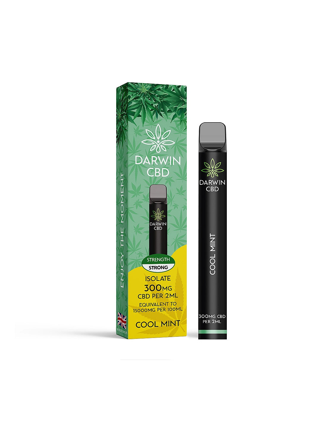 Darwin 300mg CBD Pod Kit with 600 puffs - UK made THC-free vape device
Darwin CBD Pod Kit flavors - 11 premium CBD isolate vape flavors available
Darwin CBD Pod Kit specifications - 500mAh battery USB-C charging mesh coil