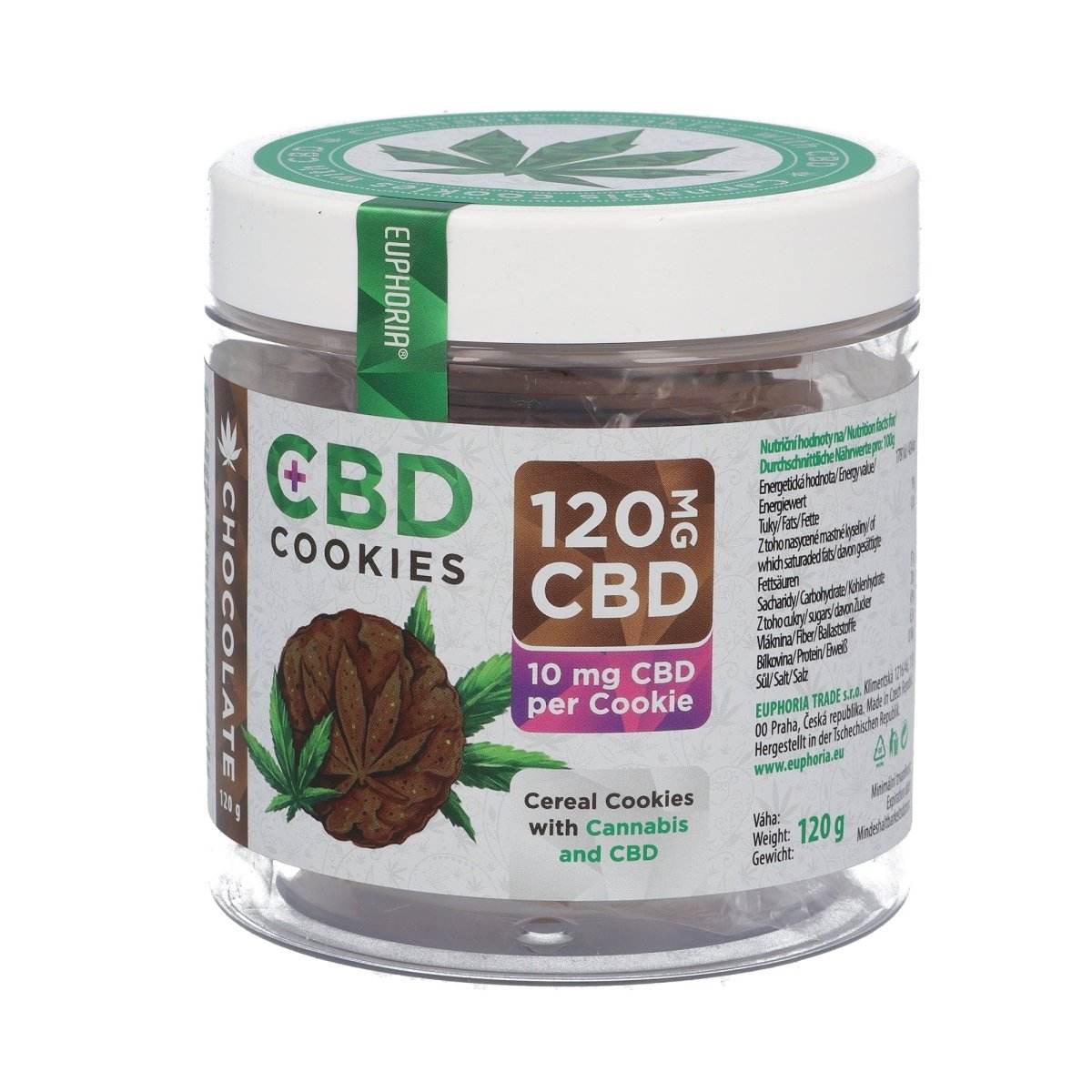 Euphoria CBD Cookies – 10mg per Cookie - Inspired Life UK