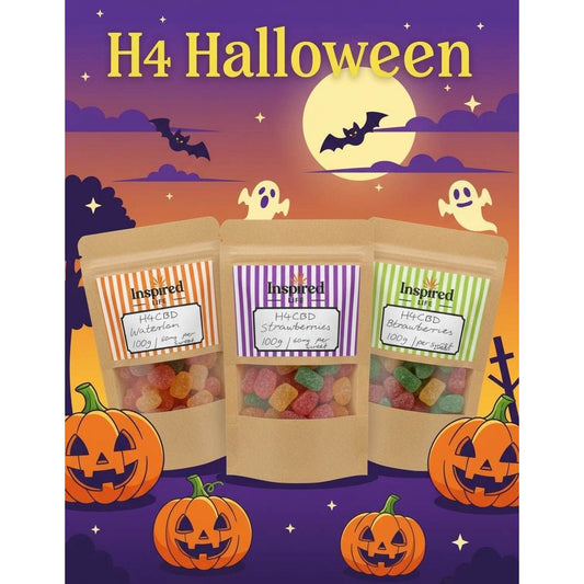 H4 CBD Gummies – THC - Free, Premium Wellness - 3 for 2 - 200g - Inspired Life UK