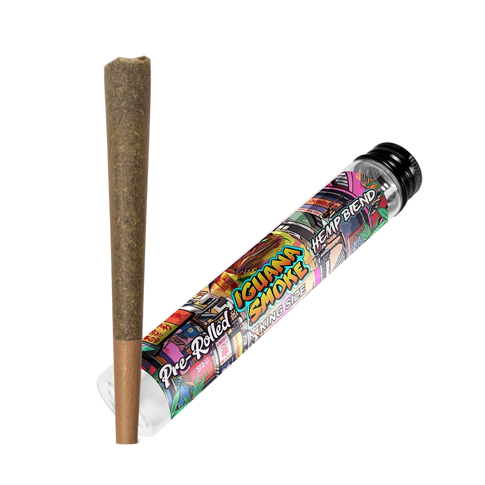 🌿 Iguana Smoke - King Size Hemp Blend Pre-Roll - Premium European Hemp Experience