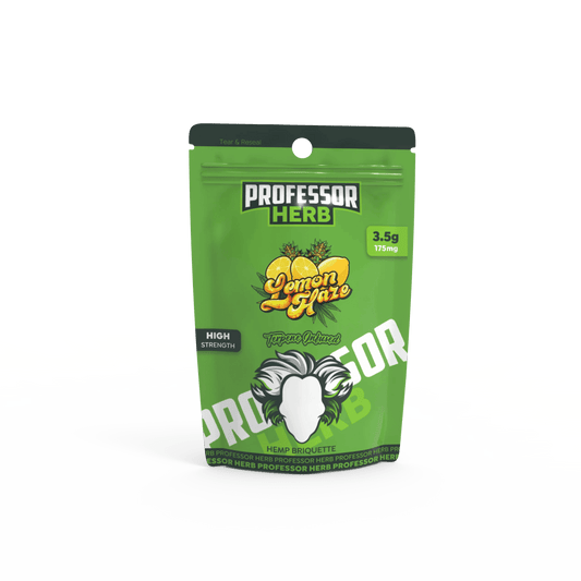 Professor Herb Hemp Briquette Hash 3.5g - Inspired Life UK