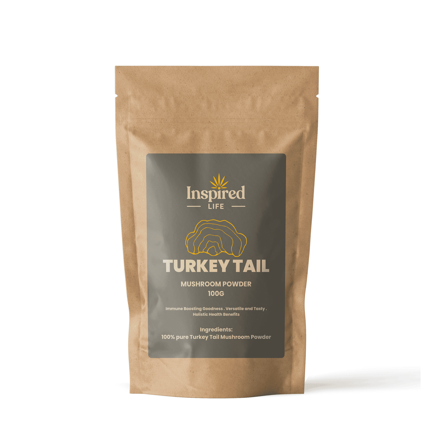 Turkey Tail Mushroom Powder - 100g 🌿 - Inspired Life CBD